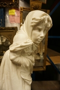 Statue in marble, France 19th century