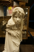 Statue in marble, France 19th century