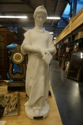 Statue in marble, France 19th century