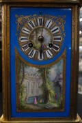 Table clock with Sevres porcelain 19th Century