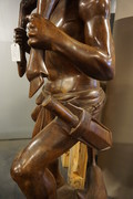 Teakwood statue 2nd half 20th century