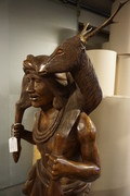 Teakwood statue 2nd half 20th century