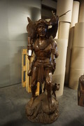 Teakwood statue