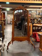 Thonet-style Cheval Mirror, 123x188h cm
