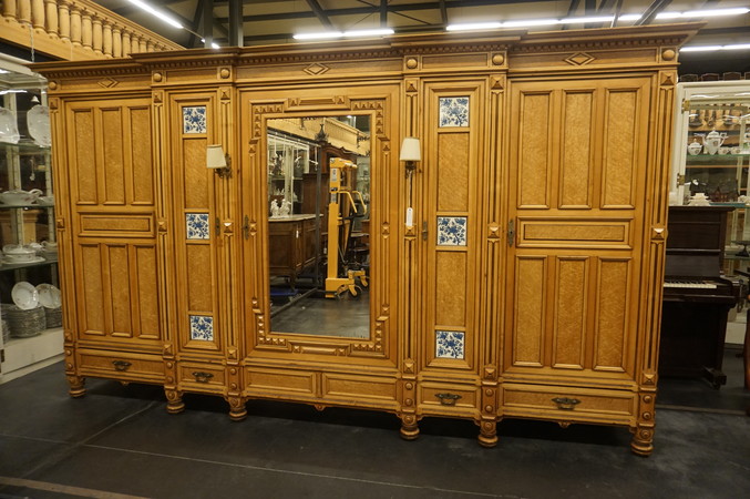 Unusual large wardrobe