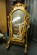 Venetian style Cheval mirror, Italy 19th century
