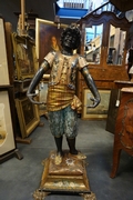 Venetian style Moor in wood, Italy 19th century