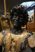 Venetian style Moor in wood, Italy 19th century