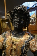 Venetian style Moor in wood, Italy 19th century