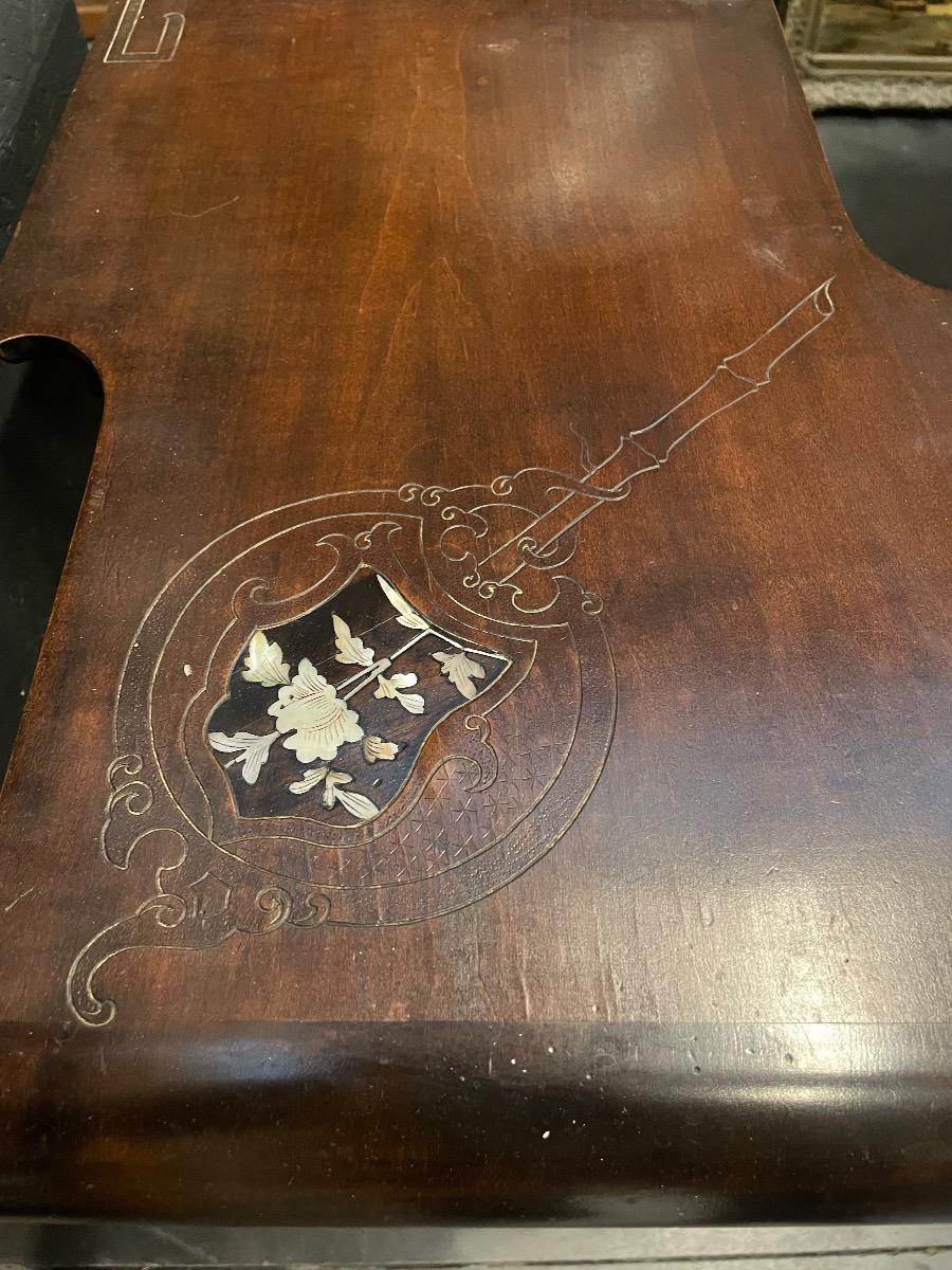 Viardot style occasional table, circa 1900