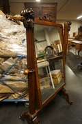 Victorian style Cheval mirror in rosewood, England 19th century