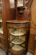 Victorian style Vitrine in mahogany, england 19th Century