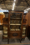 Victorian style Vitrine in mahogany, england 19th Century