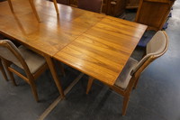 Vintage table with 6 chairs Mid 20th Century