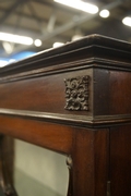 Vitrine in mahogany, England  around 1900