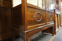 Vitrine in mahogany, England  around 1900