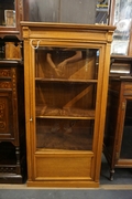 Vitrine in walnut, Holland around 1900