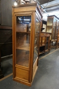 Vitrine in walnut, Holland around 1900