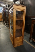 Vitrine in walnut, Holland around 1900