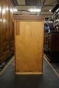 Vitrine in walnut, Holland around 1900