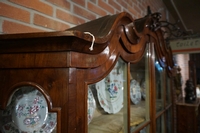 Vitrine in walnut, Holland 18th C.