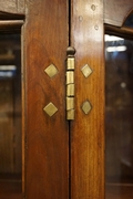 Vitrine in tropical wood, Dutch colony 19th C.