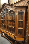 Vitrine in tropical wood, Dutch colony 19th C.