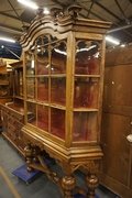 Vitrine in oak, Holland 18th century