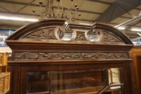 Vitrine in mahogany, England around 1900