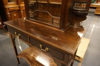 Vitrine in mahogany, England around 1900