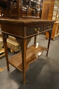 Vitrine in mahogany, England around 1900