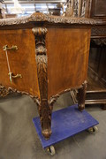 Walnut inlaid commode Early 20th Century