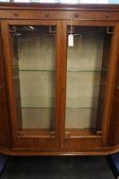 Walnut vitrine Early 20th Century