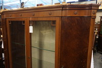 Walnut vitrine Early 20th Century