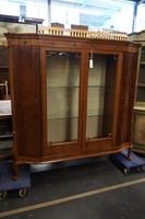 Walnut vitrine Early 20th Century