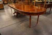 Willem III style Table in mahogany, Holland mid 19th C.