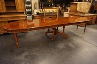 Willem III style Table in mahogany, Holland mid 19th C.