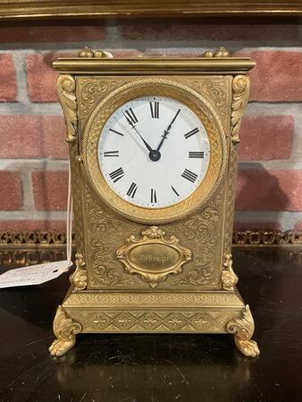 Year running carriage clock